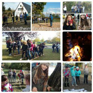 Collage Schullandheim 5a und 5 c im September 2016